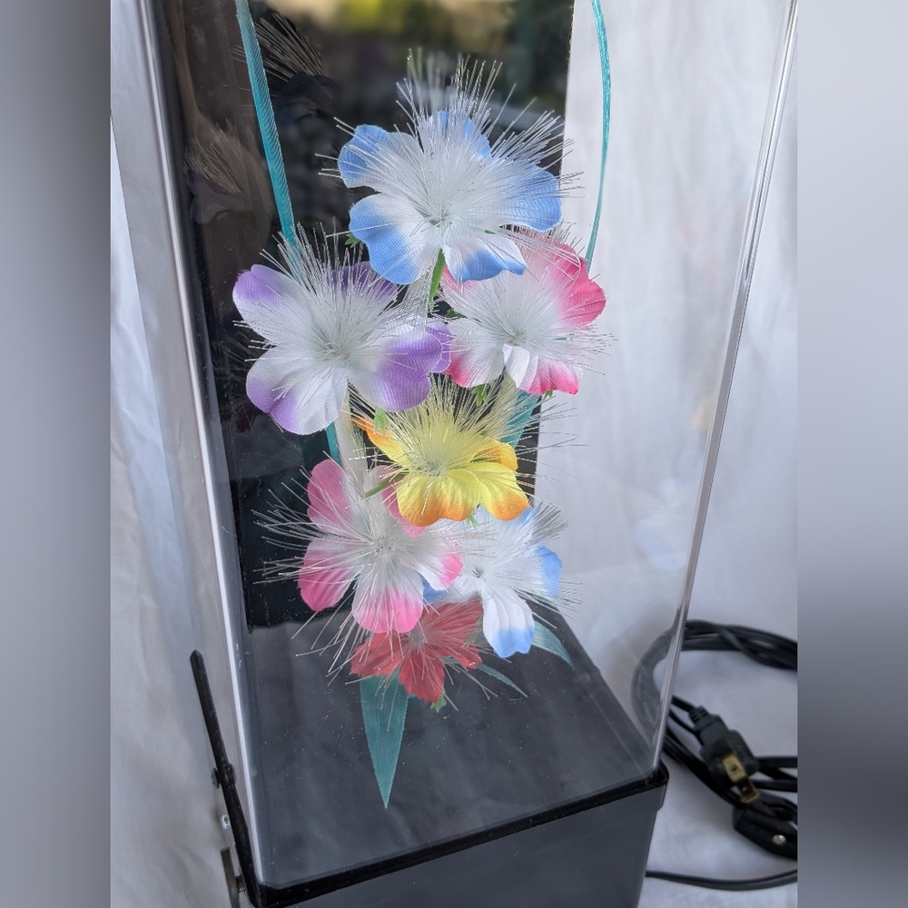90s Fiber Optic Flower Light